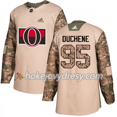 Pánské Hokejový Dres Ottawa Senators Matt Duchene 95 Adidas 2017-2018 Camo Veterans Day Practice Authentic